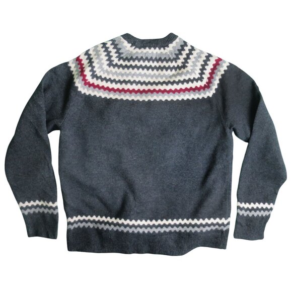 Dockers Mens 100% Wool Fair Isle Crewneck Sweater XL - Picture 6 of 11